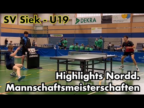Highlights U19 Norddeutsche Mannschaftsmeisterschaften SV Siek