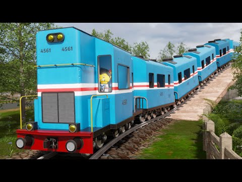 🛑 Lego Thief Tries to Robbery Fail  - Police Thief Cartoon - Choo choo train kids videos