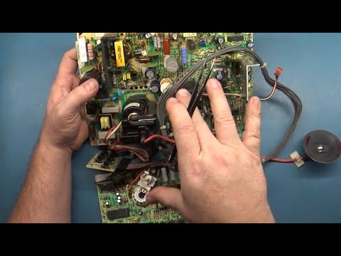 25" K7500 Arcade Monitor Chassis Repair - Vertical Collapse - The Vertical IC Is Good...Or Is It?