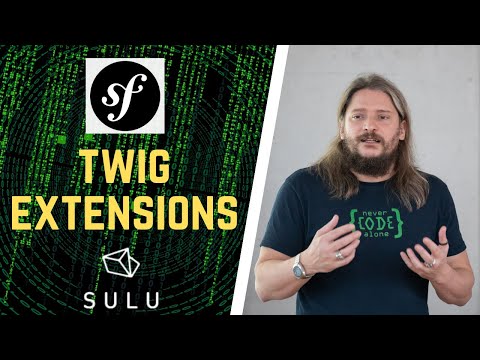 Twig extensions for the YouTube API in Symfony Sulu CMS tutorial