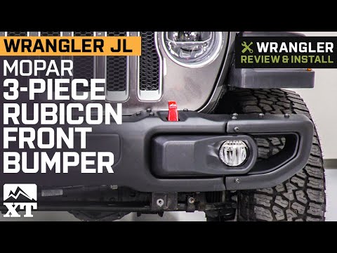 Jeep Wrangler JL Mopar 3-Piece Rubicon Front Bumper Review & Install