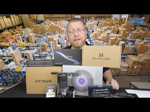 MBK packt aus SPEZIAL - Gaahleri Airbrush und Zubehör (Gaahleri GAA-42564 u.a.)