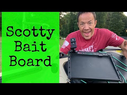Scotty Bait Board Review / Kayak Install and Demo..