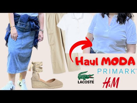 HAUL MODA💙Primark, H&M, Lacoste, Castañer...lo pruebo todo 🤗