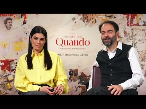 Cinema, Neri Marcore' e Valeria Solarino in "Quando"