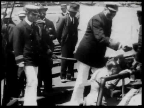 Departure of Shackleton's British Antarctic Expedition, Departure from Lyttelton, New Zealand, 1908