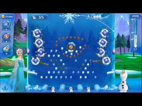 Frozen Free Fall: Icy Shot Level 208 - NO BOOSTERS ☃☃☃