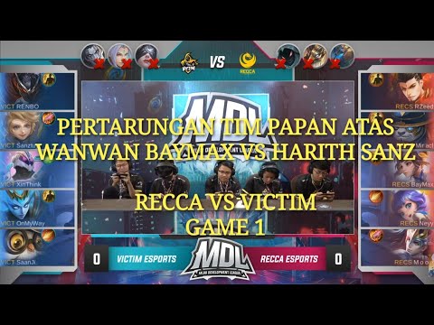 RECCA VS VICTIM - GAME 1 MDL Indonesia Season 1 Regular Season Week 4 Day 1