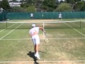Andy Roddick Serve at Wimbledon in Slo-Mo