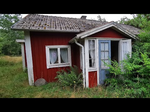 HUSET i GLÄNTAN i SKOGEN #1 (bilderna) - BLEKINGE - 2020-08-21 (ödehus - Abandoned cottage)
