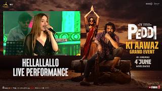 Hellallallo Song Performance | #PEDDIKiAawaz Grand Event | Ram Charan | Buchi Babu | Janhvi Kapoor MQDEFAULT Thumbnail