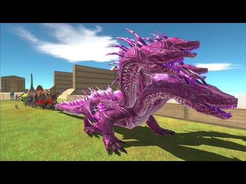 Race to eat PINK GIANT HYDRA - Animal Revolt Battle Simulator