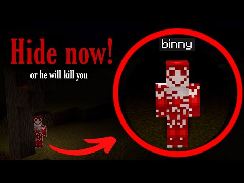 If binny joins your server, he will hunt you forever! (Minecraft Creepypasta)