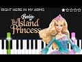 Barbie As The Island Princess Right Here In My Arms EASY Piano Tutorial