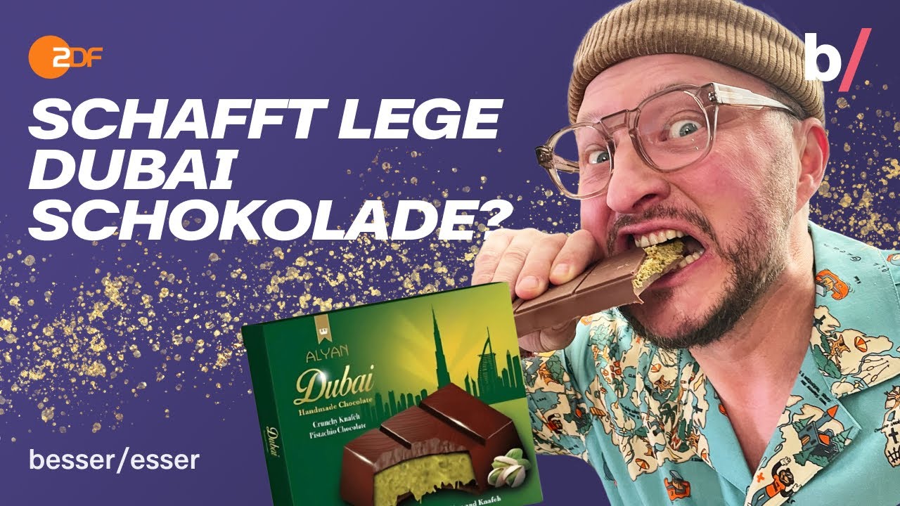 Dubai Schokolade Challenge: Sebastian versucht sich am viralen Schoko-Trend