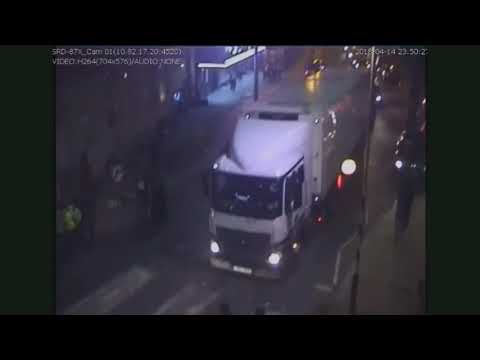 Watch: The moment a teenager ploughed into people outside Blackpool club