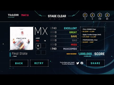 【OverRapid】 Final State 4K PRO14MAXX 1'000'000pts