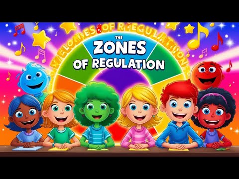 Zones of Regulation Song 🎨💥 What Zone Are YOU In? 🤔 SEL Song Teaching Kids to Master Feelings