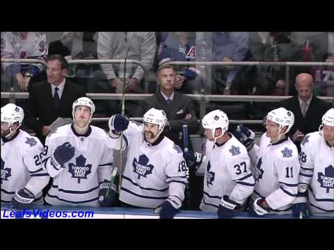 TOR 1 @ NYR 1 - Clarke MacArthur Scores Record Goal - 101015