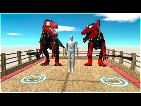FPS AVATAR & SPINOSAURUS BATMAN FIGHTING AGAINST THE BOSS | ARBS - Animal Revolt Battle Simulator