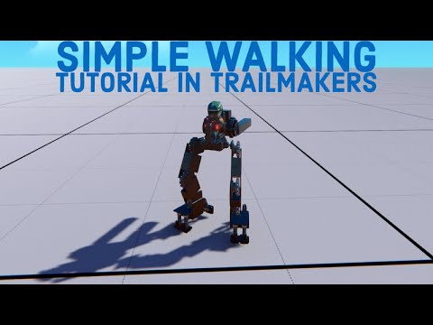 Simple mech walking cycle in Trailmakers