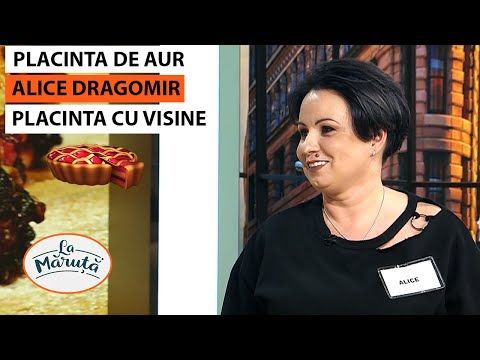 PLACINTA DE AUR: Alice Dragomir, placinta cu visine!