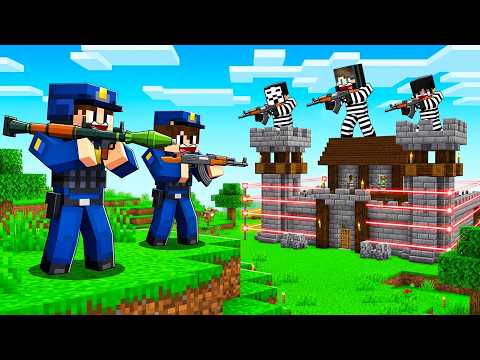 ماين كرافت لايف ستيل الحرامية #8 : هاجمـت مقر الحرامية الجديد ولكن الدفاعات صدمتني !!؟ 🔥😱