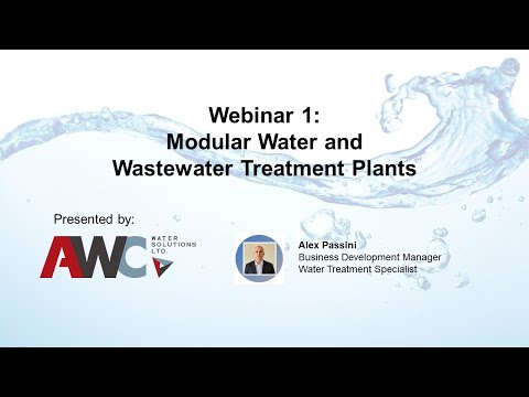 AWC Webinar 1.0 - Modular Water Treatment Plants