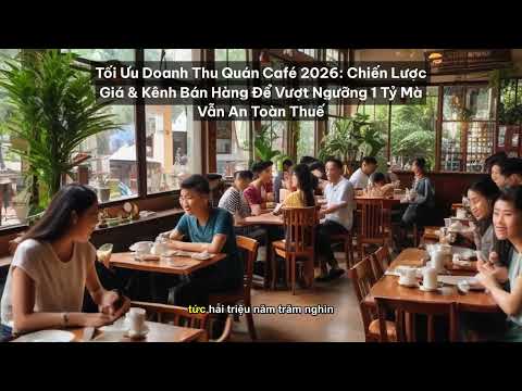 Tối Ưu Doanh Thu Quán Café 2026: Chiến Lược Giá & Kênh Bán Hàng Để Vượt Ngưỡng 1 T... [Tóm Tắt]