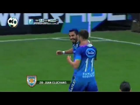 Gol Juan Eluchans - Atlético Rafaela 1 Vs Estudiantes 0 - Primera División 2014