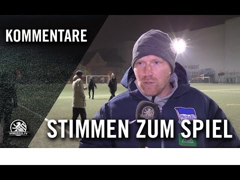 Die Stimmen zum Spiel | SG Rotation Prenzlauer Berg U17 - Hertha BSC U17 (3. Runde, Landespokal)