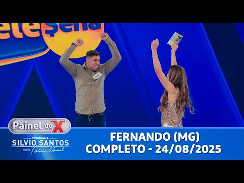 Painel do X - Fernando (MG) na disputa por DOIS CARROS 0KM | Programa Silvio Santos (24/08/2025)