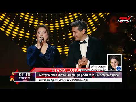 ȘTIRI CROMTEL TV - Mărgineanca Diana Lungu - pe podium la „Vedeta populară”