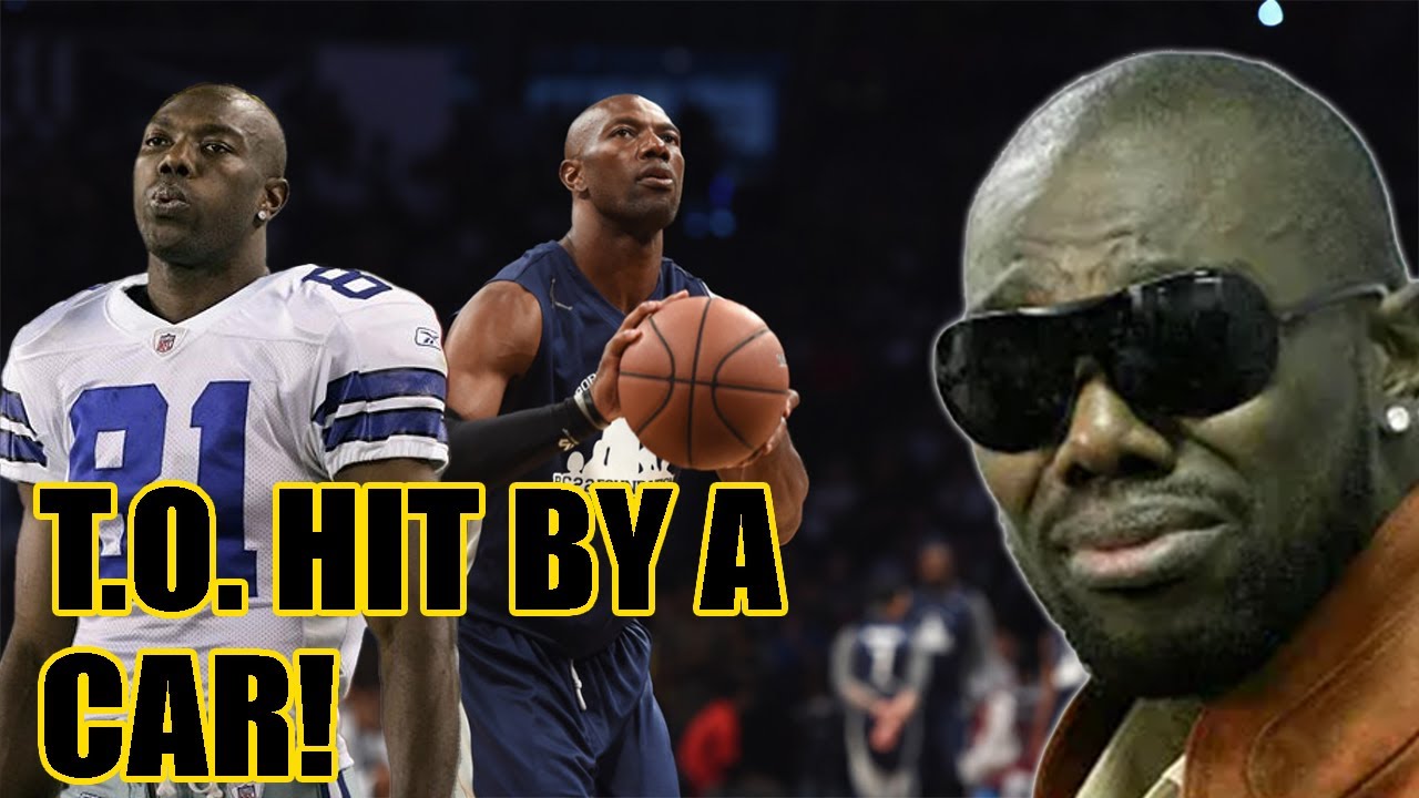 NFL Hall of Famer WR Terrell Owens HIT BY A CAR as pick up basketball game turns VIOLENT!