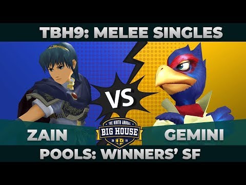 Zain vs Gemini - Pools Winners' Semifinals: Melee Singles - TBH9 | Marth vs Falco