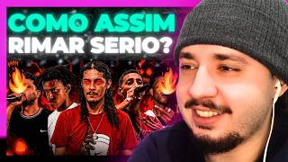 se os MCS de GASTAÇÃO resolverem rimar sério.. CORRA! 🤬| REACT BAUEB