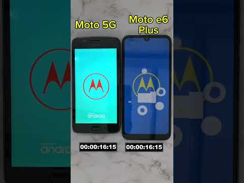 Moto G5 Vs Moto e6 Plus Boot Test. #shorts #speedtest