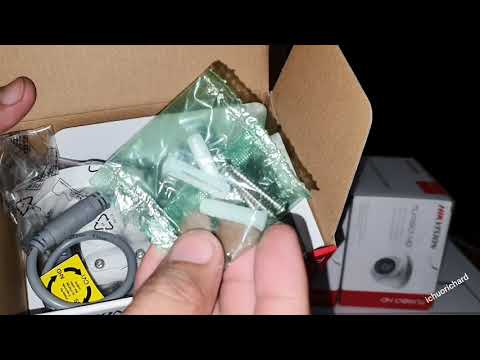 HIKVISION CCTV TVI-4CH2D2B-2MP 1080p 4-Channel Camera Unboxing