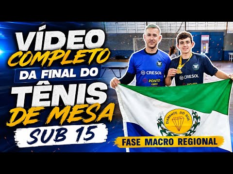     🥇 Final Sub-15 de Tênis de Mesa | Emoção do Início ao Fim