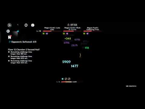 F2P Keqing C0R2 Lion's Roar Vs Triple Maguu Kenki