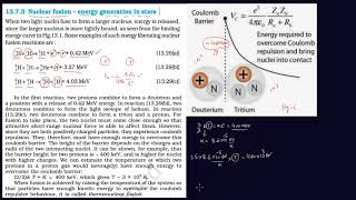 Nuclear fusion – energy generation in stars