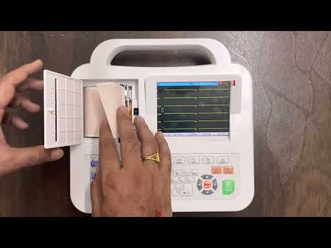 RMS ECG Machine Vesta 305i ( Unboxing,Installation & Demonstration).