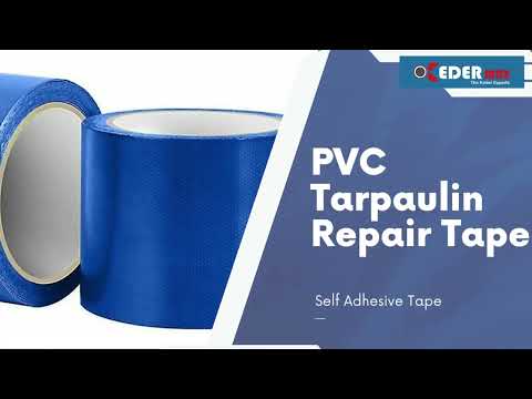 Backing material: butter paper pvc tarpaulin repair tape blu...