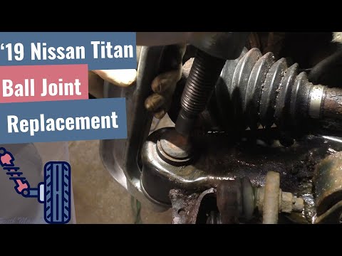 2019 Nissan Titan Front Lower Ball Joint Replacement - Shop Story Time Included