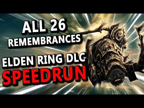 Elden Ring All Remembrances SPEEDRUN Glitchless Base Game & DLC