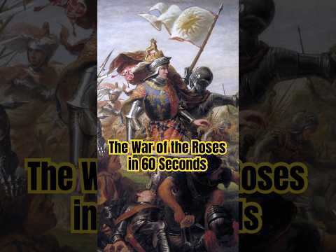 The War of the Roses explained in 60 seconds #history #historyshorts #waroftheroses
