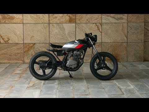 HONDA CB125T Cafe Racer Sketchiest Build ever