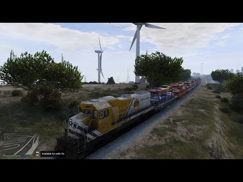 Jadi Masinis Kereta Api Bawa Mobil Sport Malah Dirampok! GTA 5 Mod Polisi Indonesia