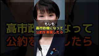 高市政権になって公約を実現したら　#shorts #政治 #高市早苗