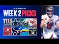 NFL Predictions And Best Bets For EVERY Week 2 Game Eagles At Chiefs MORE